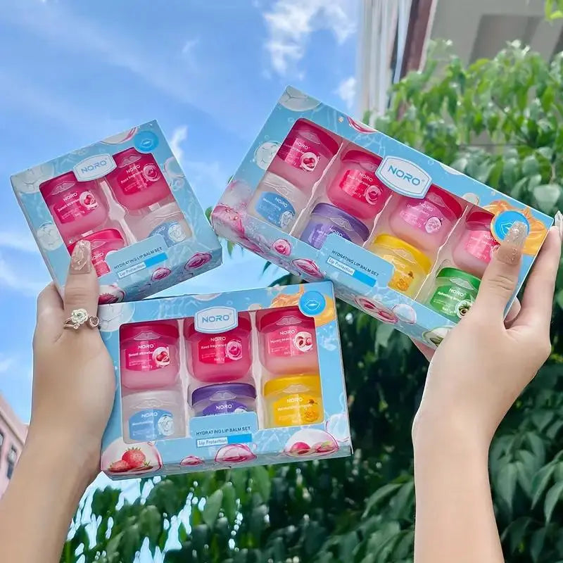 Hydrating and Moisturizing Lip Mask Set for Men and Women, Comfort and Non-Irritating Lip Mask, Various Flavors