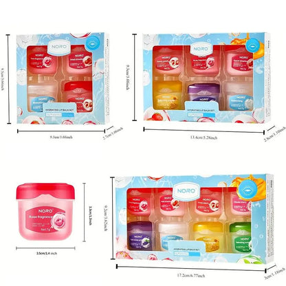 Hydrating and Moisturizing Lip Mask Set for Men and Women, Comfort and Non-Irritating Lip Mask, Various Flavors